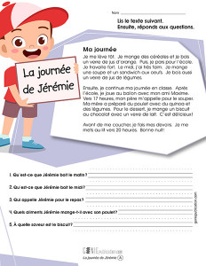 La journée de Jérémie