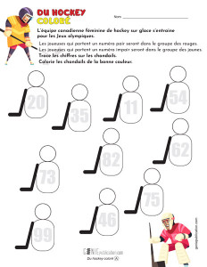 Du hockey coloré