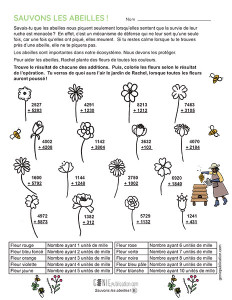 Sauvons les abeilles !