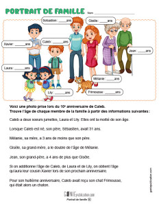 Portrait de famille