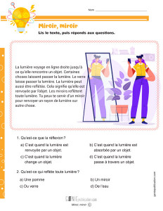 Miroir, miroir