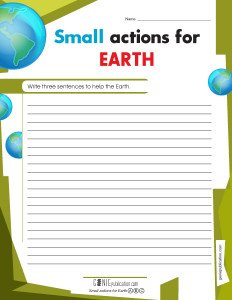 Small Actions for Earth