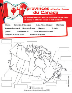 Les provinces et les territoires du Canada