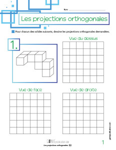 Les projections orthogonales