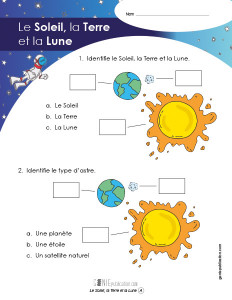 Le Soleil, la Terre et la Lune