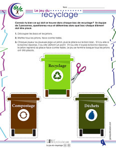 Le jeu du recyclage